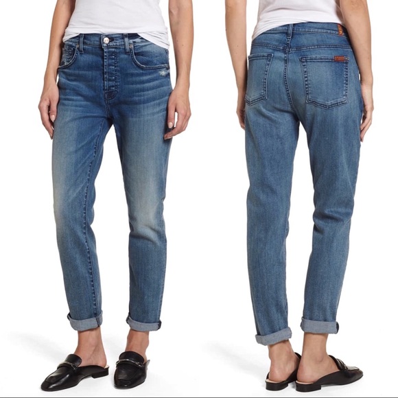 7 For All Mankind Denim - 7 Seven For All Mankind High Waist Josefina Jean